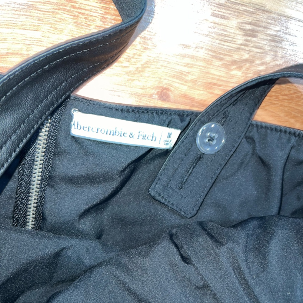 Abercrombie & Fitch Black Leather Dress - Picture 4 of 4